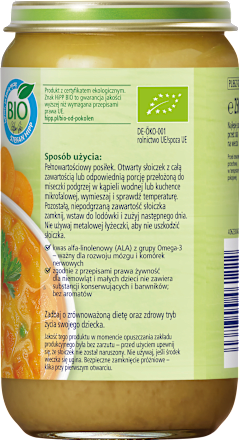 Zupka jarzynowa z ziemniaczkami BIO Junior, po 1. roku HiPP