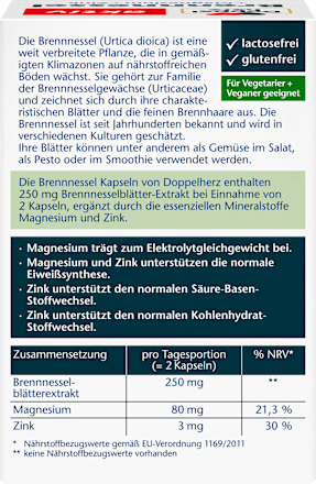 Brennnessel Kapseln 60 St Doppelherz