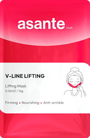 Liftingová textilná maska na bradu V-Line  ASANTE