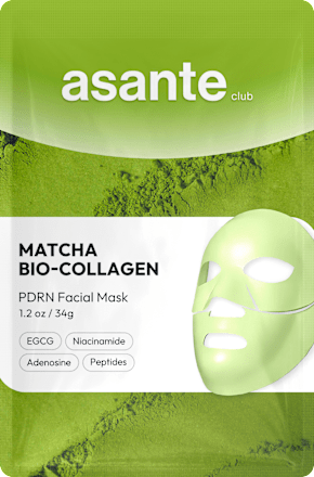 Gélová pleťová maska Matcha Bio-Collagen PDRN ASANTE