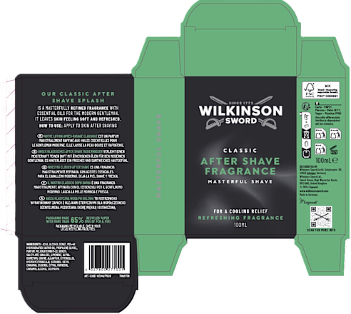 Woda po goleniu Sensitive WILKINSON SWORD