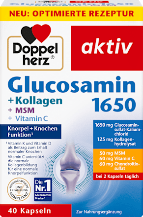 Glucosamin 1650 Kapseln 40 St Doppelherz
