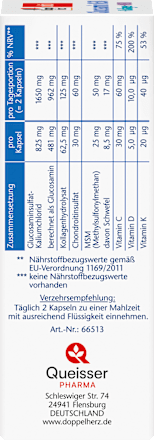 Glucosamin 1650 Kapseln 40 St Doppelherz