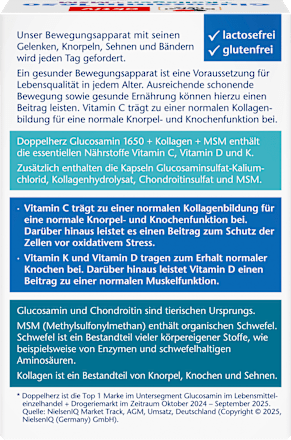 Glucosamin 1650 Kapseln 40 St Doppelherz