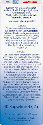 Glucosamin 1650 Kapseln 40 St Doppelherz