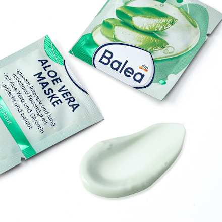 Gesichtsmaske mit Aloe Vera (2 x 8 ml) Balea