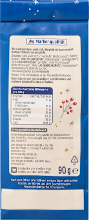 jemné kešu oříšky v nugátu dmBio