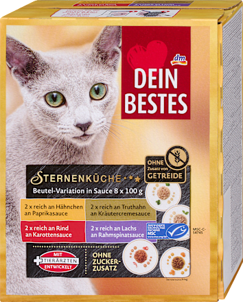 Cibo per gatti con salsa, in bustine DEIN BESTES