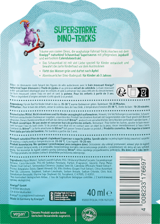 Schaumbad Supersaurus  Kneipp Naturkind
