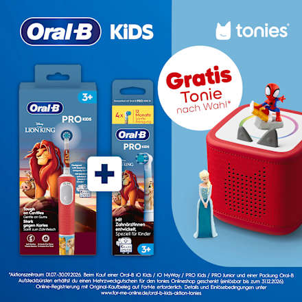 Elektrische Zahnbürste Kinder Vitality PRO König der Löwen, ab 3 Jahren Oral-B