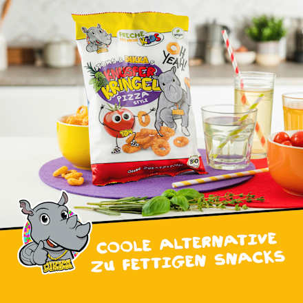 Kindersnack Knusper Kringel Pizza Style, ab 4 Jahren Freche Freunde