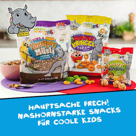 Kindersnack Knusper Kringel Pizza Style, ab 4 Jahren Freche Freunde
