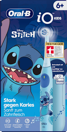 Elektrische Zahnbürste Kinder iO Stitch mit Reiseetui, ab 6 Jahren Oral-B