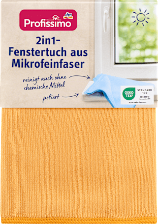 Fenstertuch aus Mikrofeinfaser 2in1 Profissimo