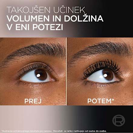 Maskara Paradise Big Deal, Latex Black L'ORÉAL PARiS