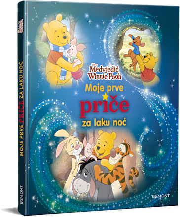 Slikovnica za djecu Medvjedić Winnie Pooh – Moje prve priče za laku noć EGMONT