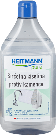pure sirćetna kiselina za uklanjanje kamenca HEITMANN