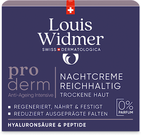 Louis Widmer proderm Anti-Aging Nachtcreme Reichhaltig parfümfrei TH Louis Widmer proderm