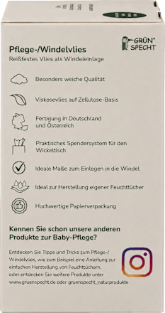 Pflege-/Windelvlies (70 Blatt) Grünspecht