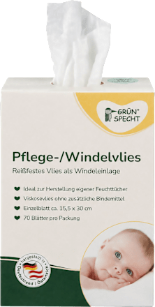 Pflege-/Windelvlies (70 Blatt) Grünspecht
