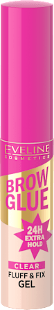 Żel do brwi transparentny Fluff & Fix brow glue EVELINE COSMETICS