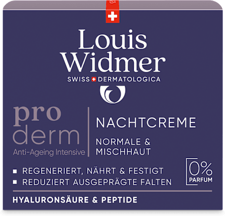 Louis Widmer proderm Anti-Aging Nachtcreme parfümfrei Louis Widmer proderm