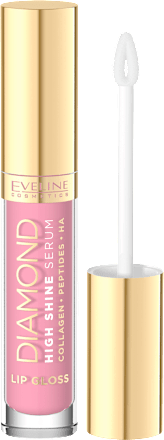 Błyszczyk-serum do ust Diamond High Shine 20 baby pink EVELINE COSMETICS