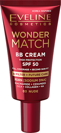 Krem BB Wonder Match SPF50 03 Nude EVELINE COSMETICS