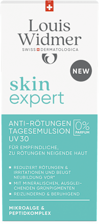 Louis Widmer skinexpert Anti-Rötungen Tagesemulsion parfümfrei LSF30 Louis Widmer skinexpert