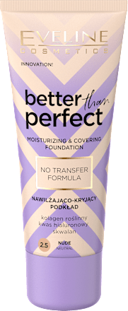 Podkład Better Than Perfect No Transfer nr 2,5 Nude EVELINE COSMETICS