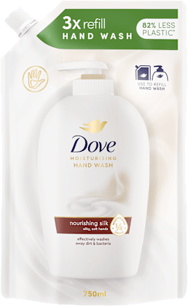 Tekuté mydlo na ruky Nourishing Silk - náhradná náplň Dove