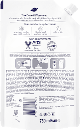Tekuté mydlo na ruky Nourishing Silk - náhradná náplň Dove