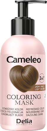 barvicí maska na vlasy Light Brown Cameleo