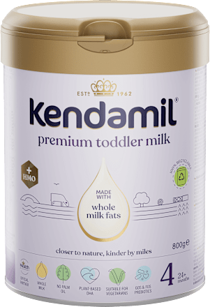 Tejalapú prémium anyatej-kiegészítő tápszer, 2 éves kortól Kendamil