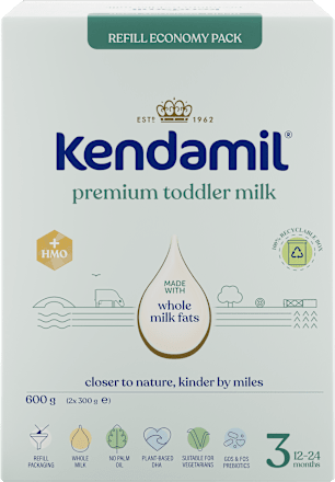 Tejalapú prémium anyatej-kiegészítő tápszer, 1 éves kortól Kendamil