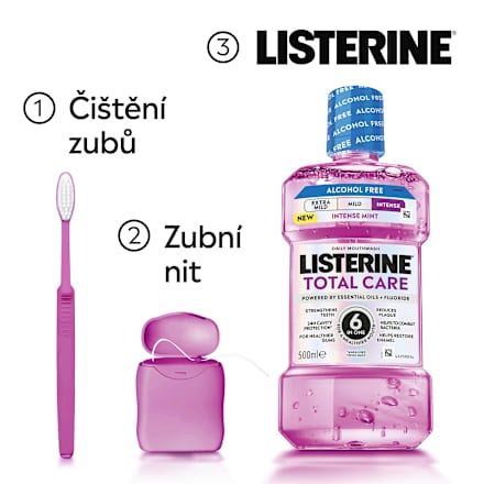 ústní voda Total Care Intense Mint Listerine