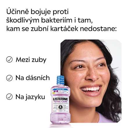 ústní voda Total Care Mild Mint Listerine
