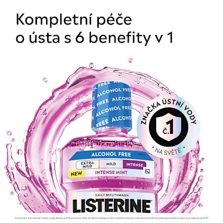 ústní voda Total Care Intense Mint Listerine