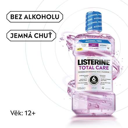 ústní voda Total Care Mild Mint Listerine