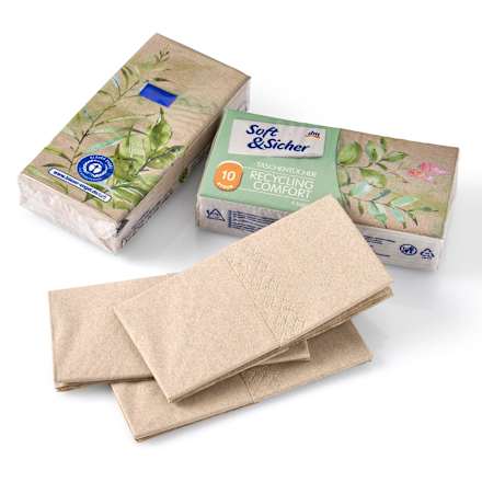 Taschentücher Recycling 4-lagig Soft&Sicher