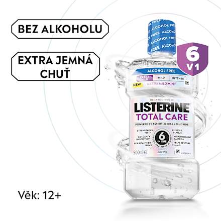 ústní voda Total Care Extra Mild Mint Listerine