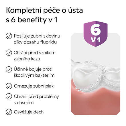 ústní voda Total Care Extra Mild Mint Listerine