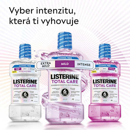 ústní voda Total Care Extra Mild Mint Listerine