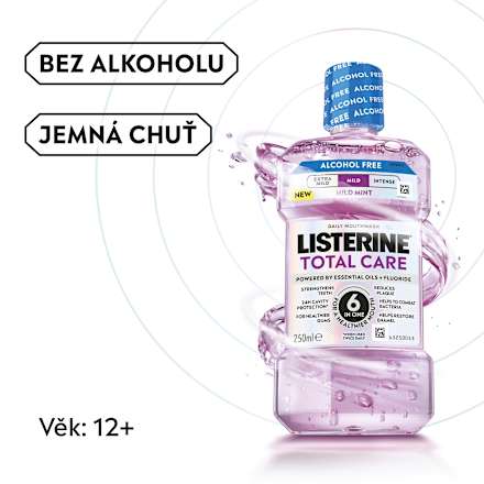 ústní voda Total Care Mild Mint Listerine