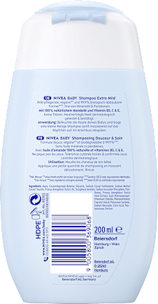 Baby Shampoo extra mild NIVEA BABY