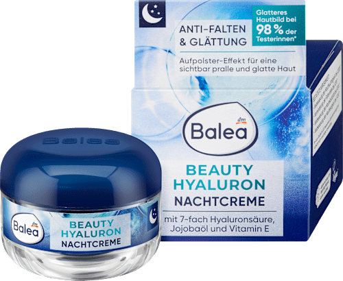 Nočný pleťový krém Beauty Hyaluron Balea