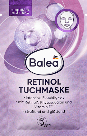 Tuchmaske Retinol Balea