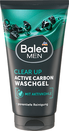 Gel de curățare CLEAR UP cu cărbune activ Balea MEN