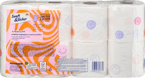 Toilettenpapier Saison 3lagig (8x180 Blatt) Sanft&Sicher
