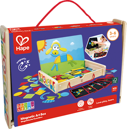 Magnetische Kunstbox 105tlg Hape